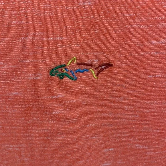 Greg Norman L Soft T Shirt Red Golf The Shark C006 - Picture 2 of 7